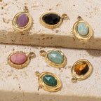 Pink Natural Stone Charm