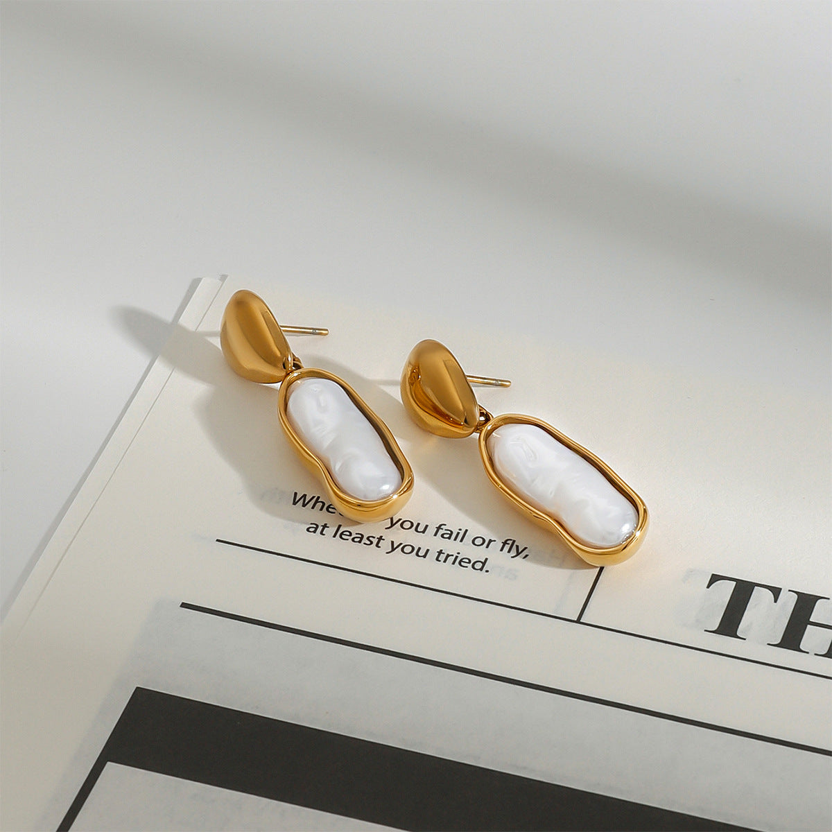 The Hera Pearl Drop Earrings