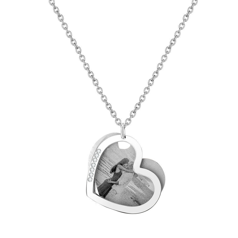 Nainah Love Forever Photo Necklace