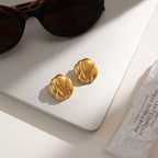 The Gilded Ribbon Studs
