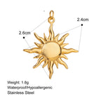 Midi Sunburst Charm