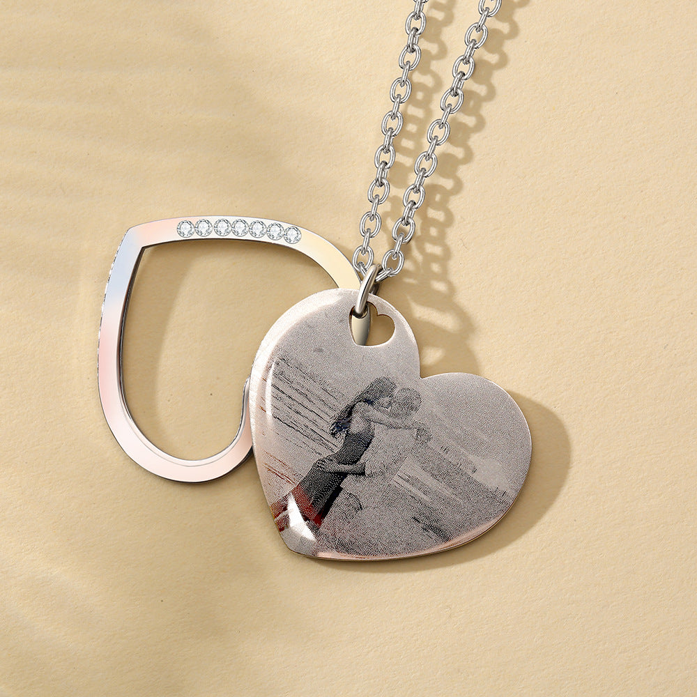 Nainah Love Forever Photo Necklace