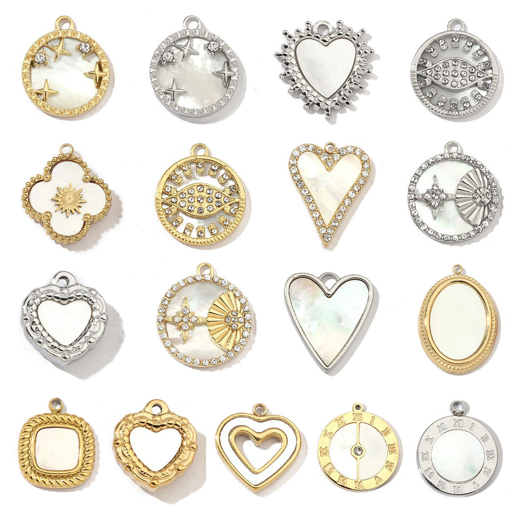 Clover Mother of Pearl Charm