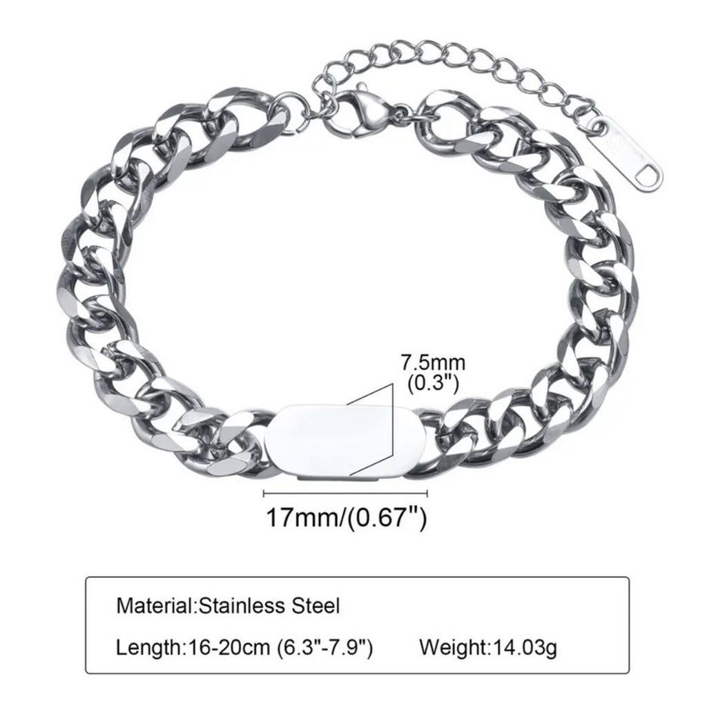 Dave Cuban Engraved Bracelet