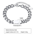 Dave Cuban Engraved Bracelet