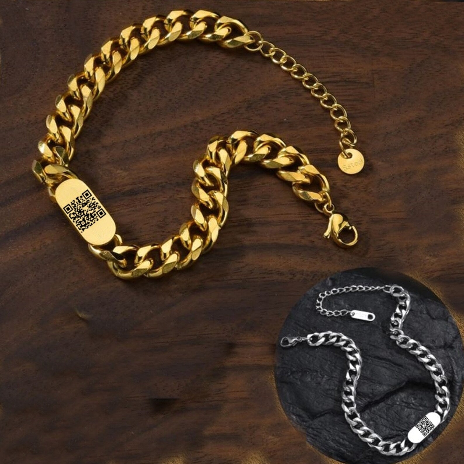 Dave Cuban Engraved Bracelet