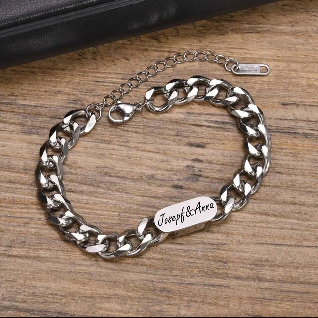 Dave Cuban Engraved Bracelet