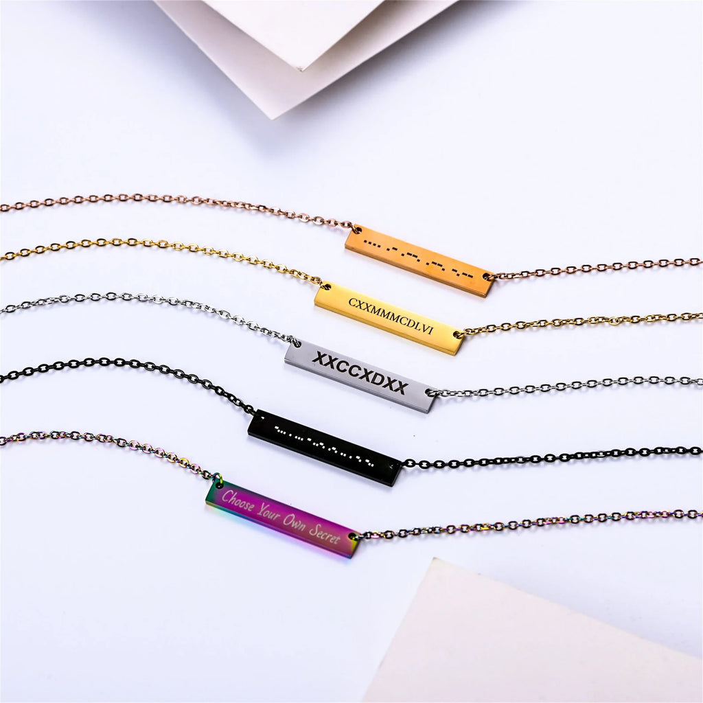 Personalised Nameplate Necklace