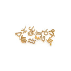 Micro pave CZ Zodiac Charms