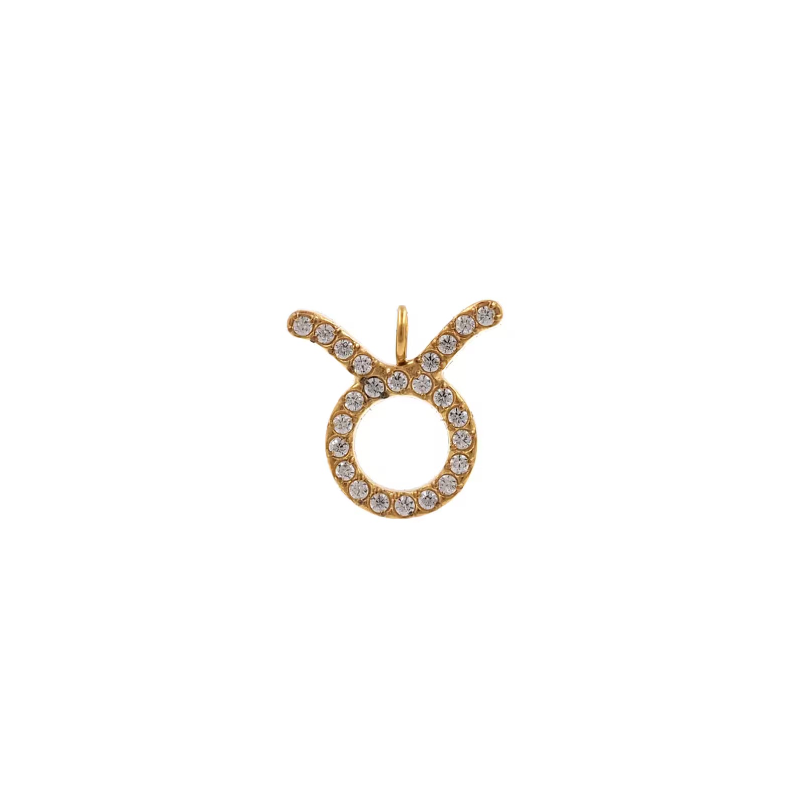 Micro pave CZ Zodiac Charms