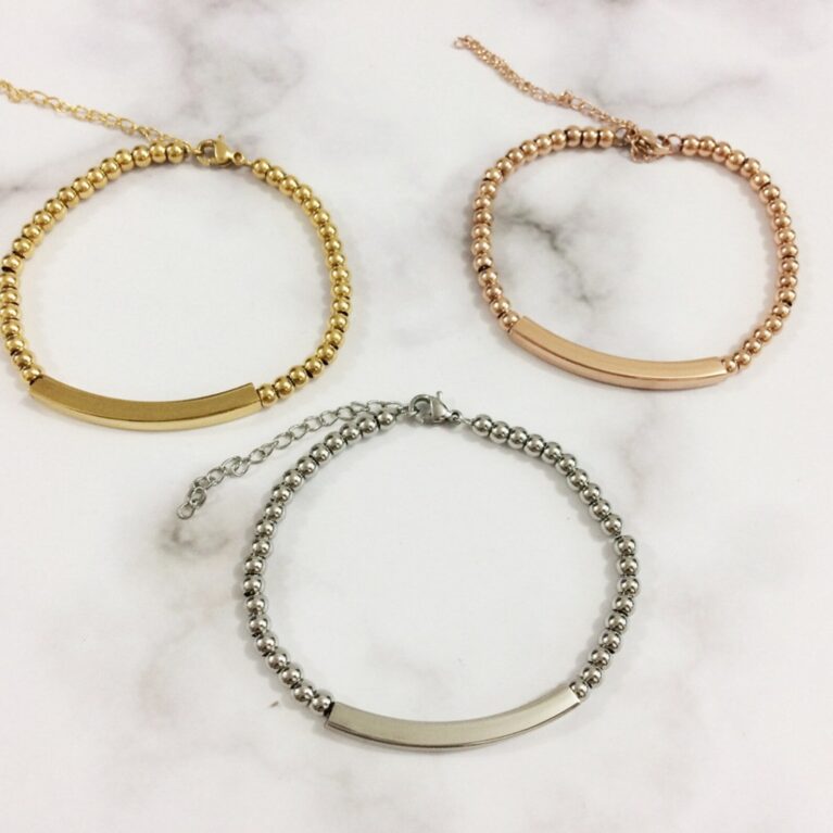 Bead Bar personalized Bracelet