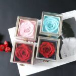 Scented Soap Rose Rotating Box