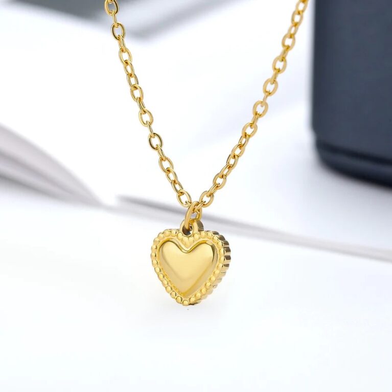 Personalised Dainty Heart Necklace