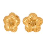 Sunflower Pushback Earring