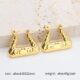 Mini Azra Buckle Hoop Earring