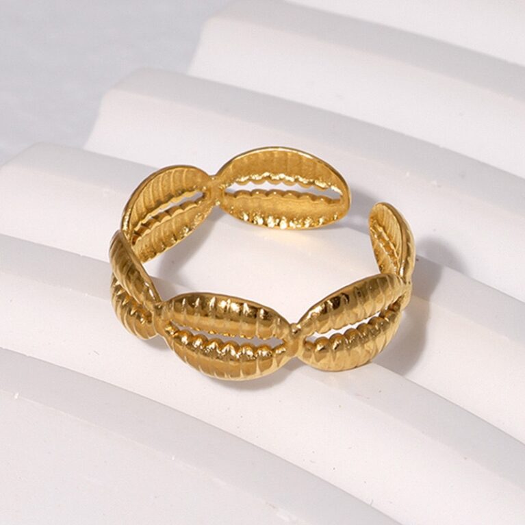 Cowry Open Ring