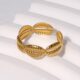 Cowry Open Ring