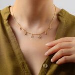 Custom Pave Initial Name Necklace