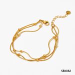 3 in 1 Bead chain bracelet