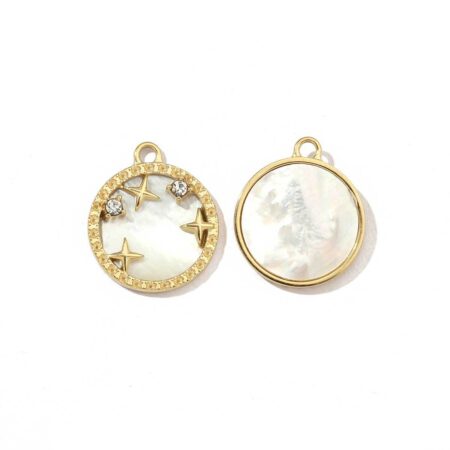 Celeste Mother of Pearl Charm