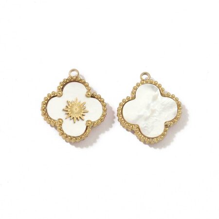 Clover Mother of Pearl Charm