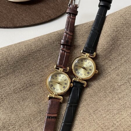 Emily Leather Vintage Watch