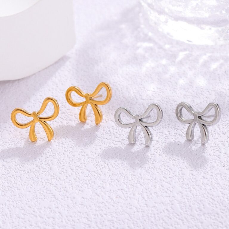 Mini Bow Stud Earrings